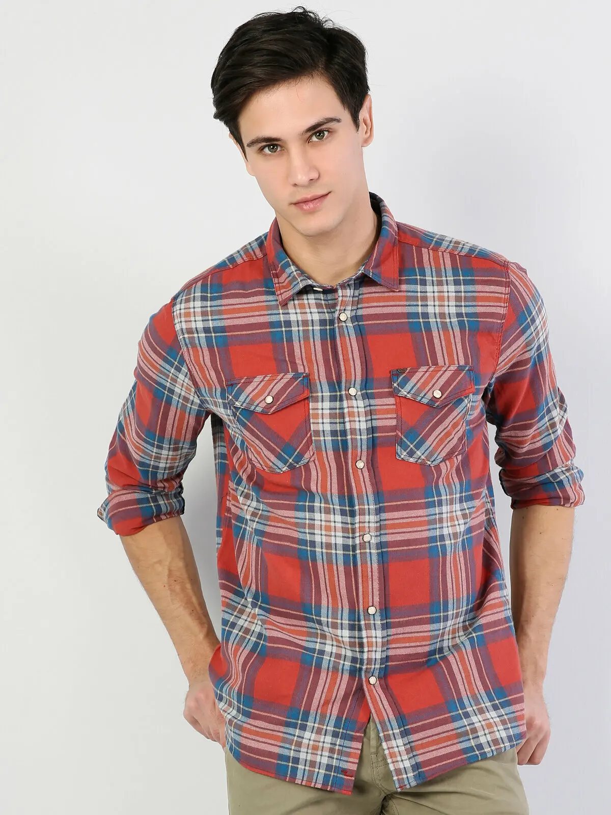 

Colins Men Brıck Long Sleeve Shirt