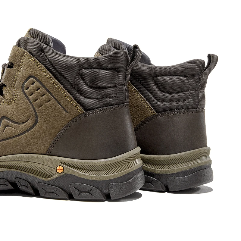 CAMEL Waterproof Sneakers for Men Hiking Shoes Leather Trekking Boots Climbing Camping Hunting Mens Mountain Tactical Ankle Boot