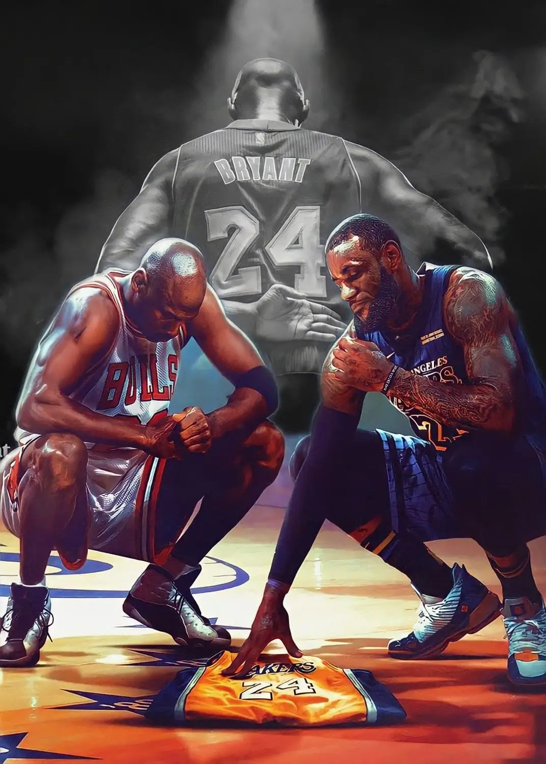 Kobe Bryant and Michael Jordan