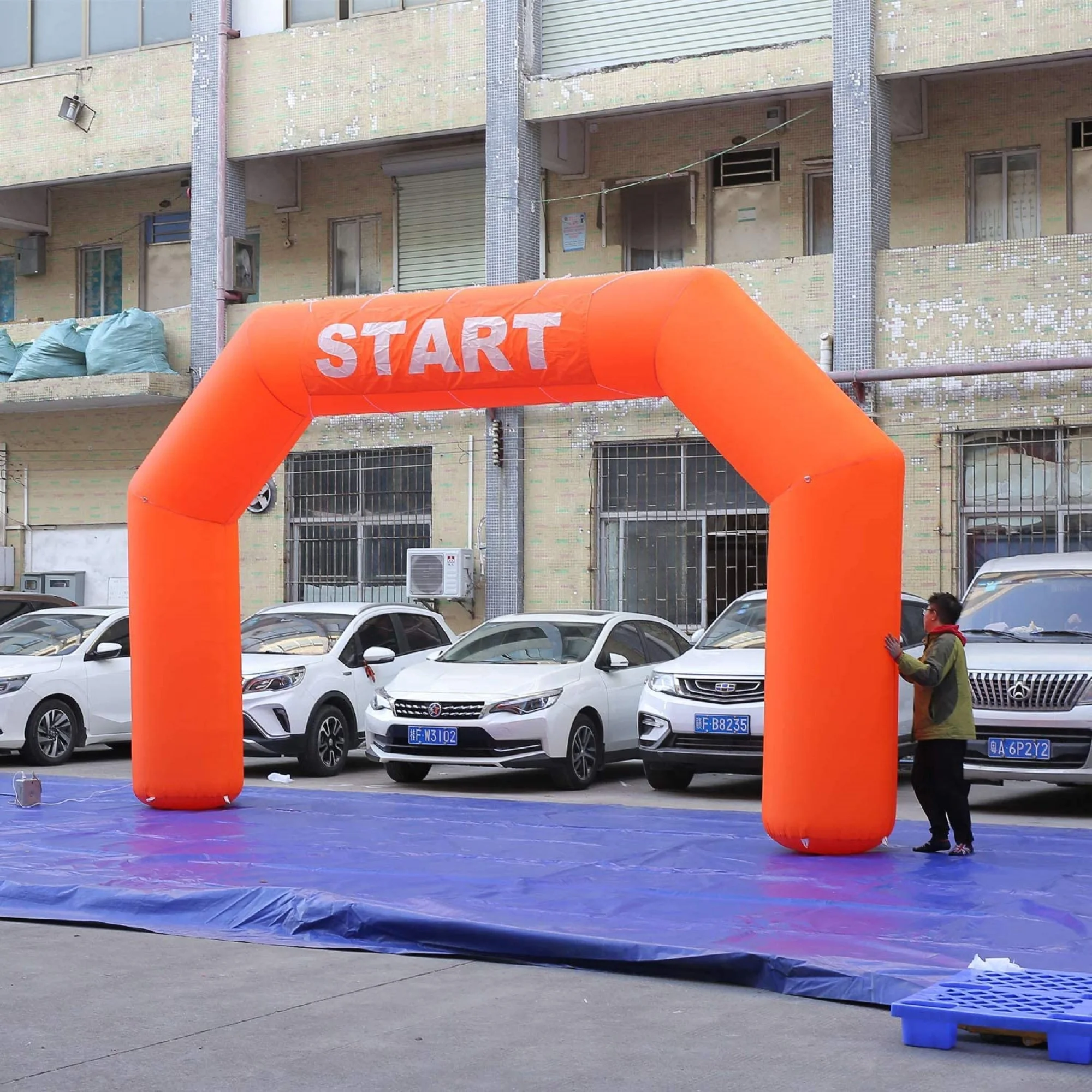 Наружная надувная АРКА Sayok надувной старт финишная линия гоночная баннеры с