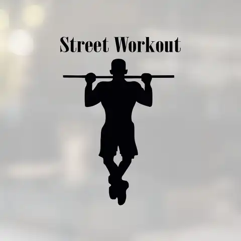 Наклейка на автомобиль Street workout