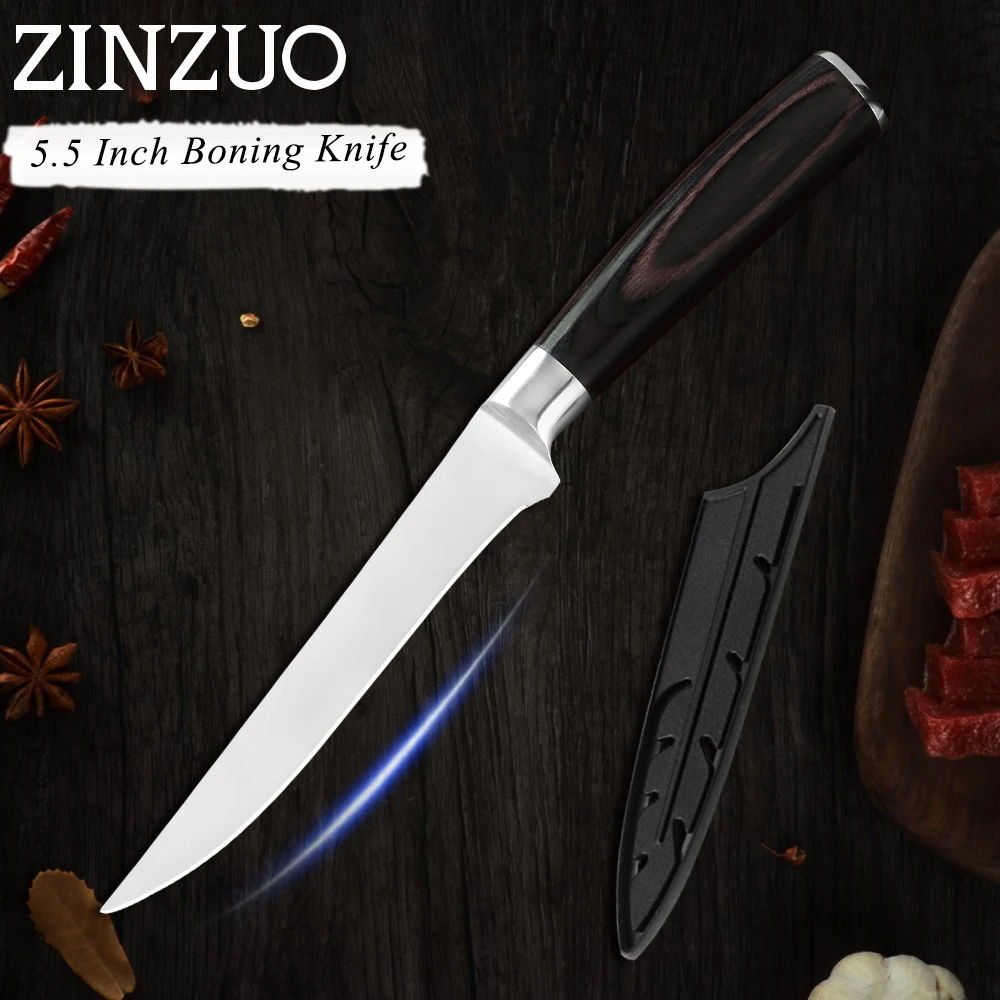 Кухонный нож из нержавеющей стали ZINZUO для обвалки 5 дюйма 7Cr17 высококачественный