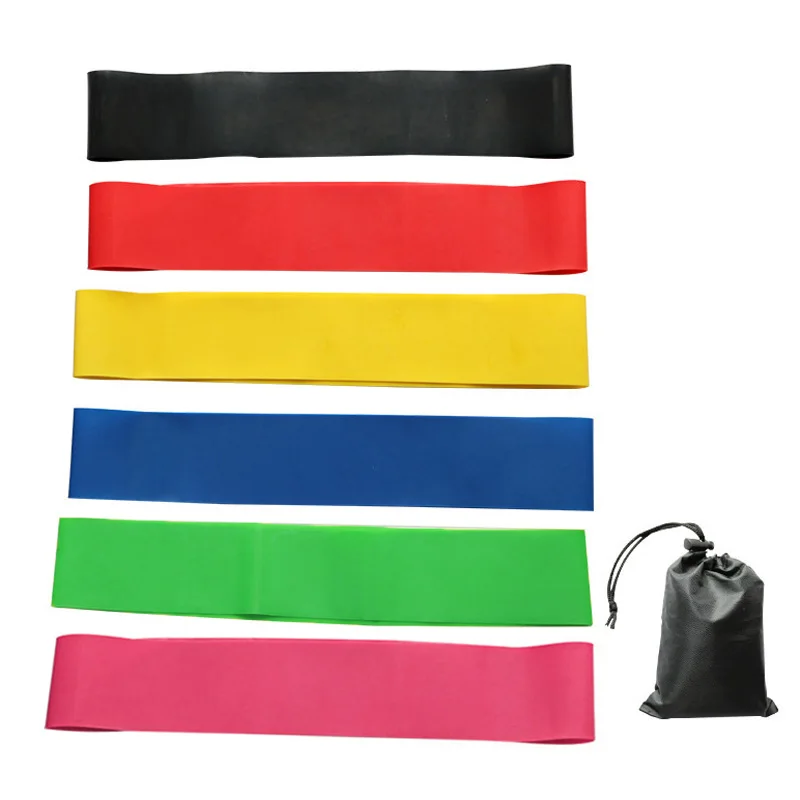 Эластичная лента-петля из латекса для спортзала пилатеса йоги фитнеса