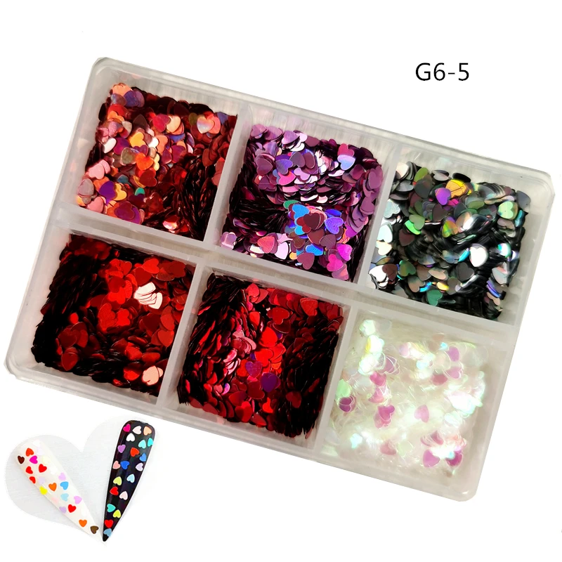 

Winter Snowflake Nail Art Glitter 3D Thin Flake Sequins Laser Pink white Paillette Nail Art Decorations