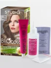 Комплект BIOCOLOR для окрашивания волос STUDIO PROFESSIONAL 7.1 пепельно-русый, 2*50+15 мл