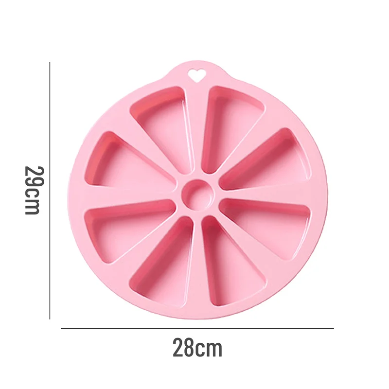 

Cake Mold Silicone Bakeware Baking Food Mold 8 Part Pastry Mousse Cake Pizza Cake Mould Non-stick Oven Kitchen Baking Moulds