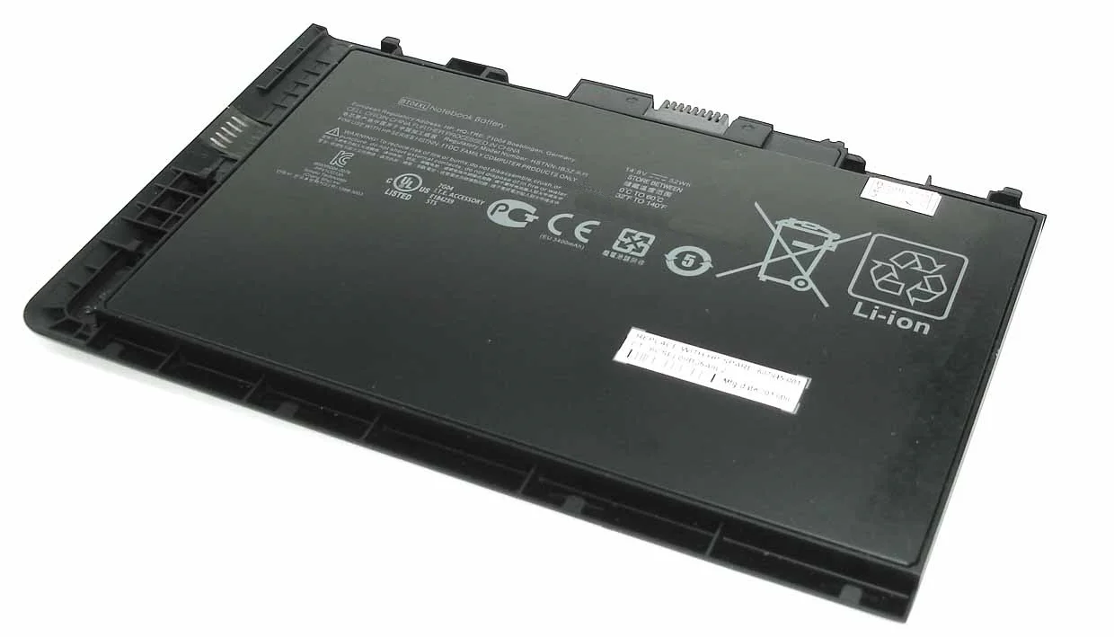 Аккумуляторная батарея (аккумулятор) BT04XL для ноутбука HP EliteBook Folio 1040 G1 14.4V 52Wh (3500mAh)