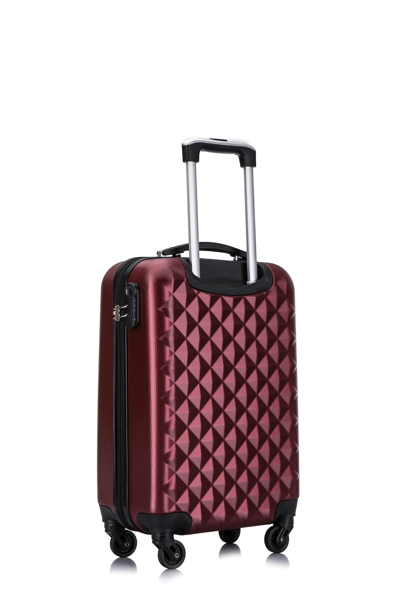 luggage red wine swuitcase travel trip suitcases on wheelsbags airplane bag | Багаж и сумки