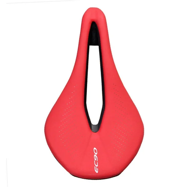 red Ec90 велосипедное седло Mtb дорожный велосипед седла горный велосипед гоночное седло Pu дышащее мягкое сиденье Подушка Черный - Цвет: red