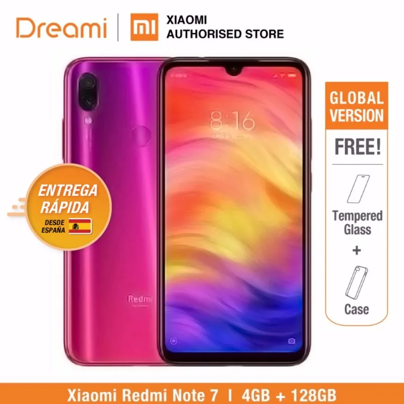 Глобальная версия Redmi Note 7 128 GB rom 4 GB ram(абсолютно новая и герметичная коробка) официальная rom, note7 128 gb