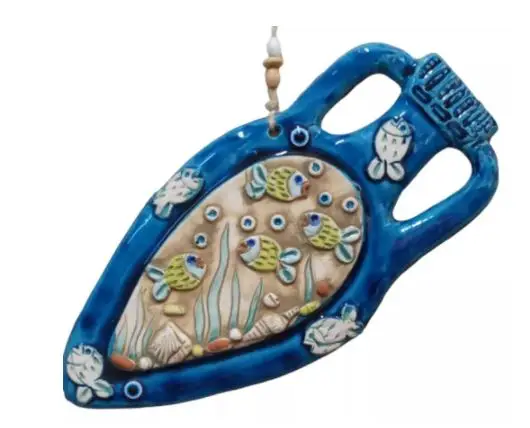 

Керамический кувшин ручной работы, украшение для стен