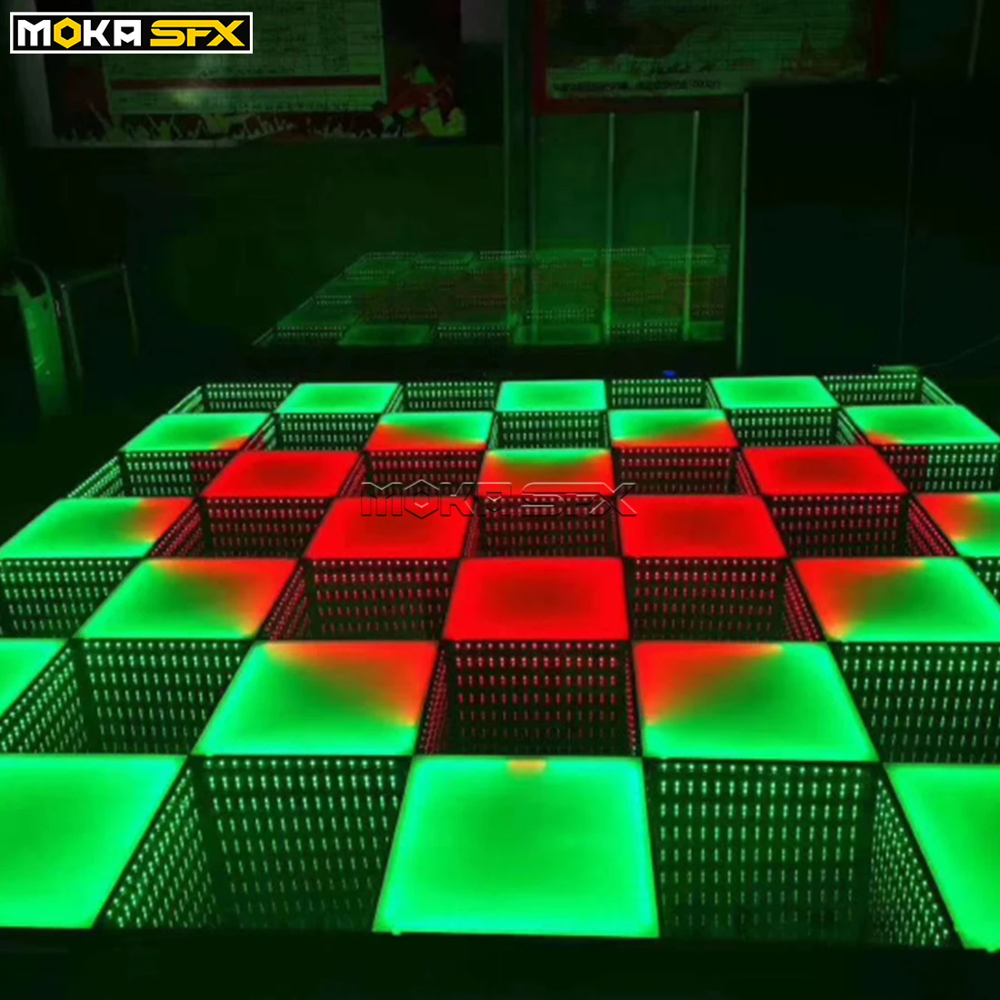 20 шт. 3D танцпол и цветной светодиодный пол SD карта управления RGB 3 в 1