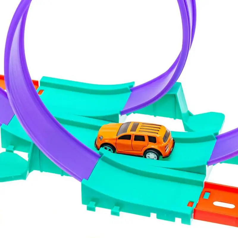 Гоночный трек с 2 кольцами машинками для детей гонки по треку кольцевой |