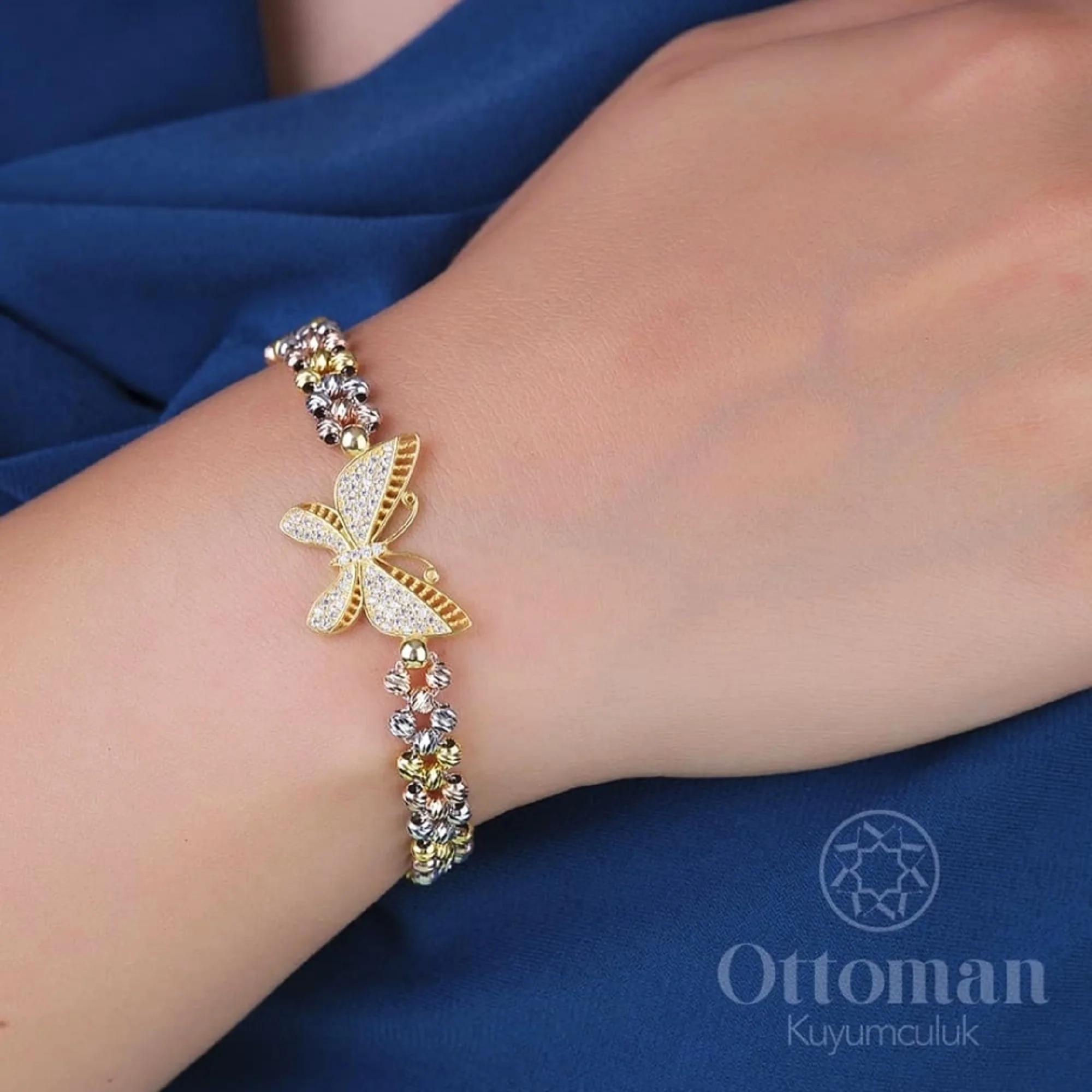 Women's Butterfly Silver Bracelet- Zircon Stone Bracelet- Valentine Gift Adjustable Gift Women Bracelet Fashion Bracelet