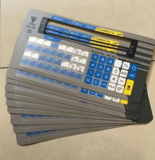 Новинка пленка с клавиатурой SM300B русская версия для цифровой шкалы стандартная |