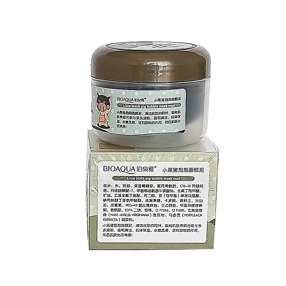 Воздушная маска Bioaqua для лица и шеи (Carbonated Bubble Clay Mask) 100 гр. | Красота здоровье