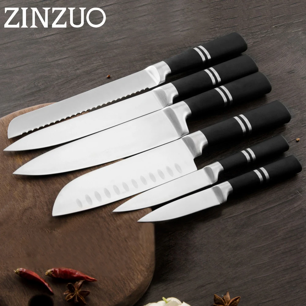 Новое поступление нож для готовки ZINZUO с супер острыми лезвиями Набор японских