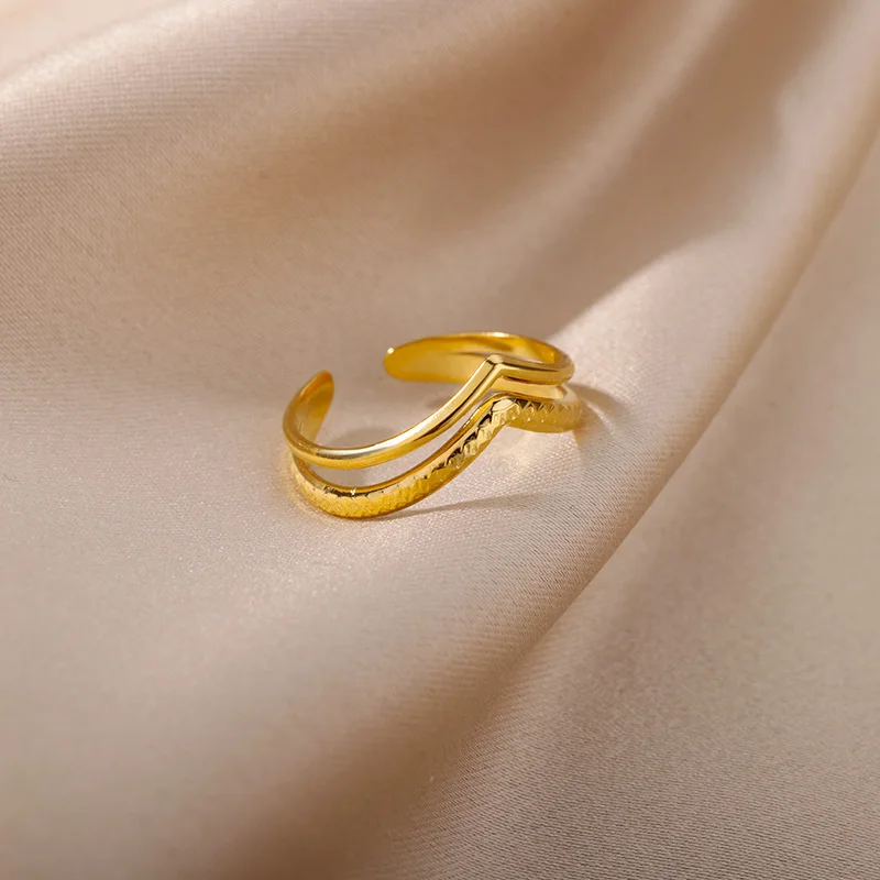 

Creative Love Open Ring Fashion Ladies Men Cute Open Ring Jewelry Anniversary Special Gifts for Lovers