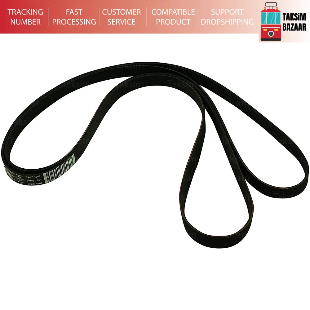 For Beko Arçelik Altus Drvs Drcs Tumble Dryer Drum Drive Belt 1967 9PHE 2953240200 | Clothes Parts