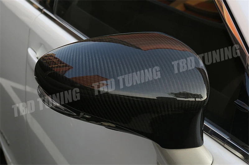 Для Lexus IS is200 is250 is300 is300h ES es250 es330h es350 CT ct200h GS RC RCF 2011- настоящие засушенные карбоновое Зеркало Обложка