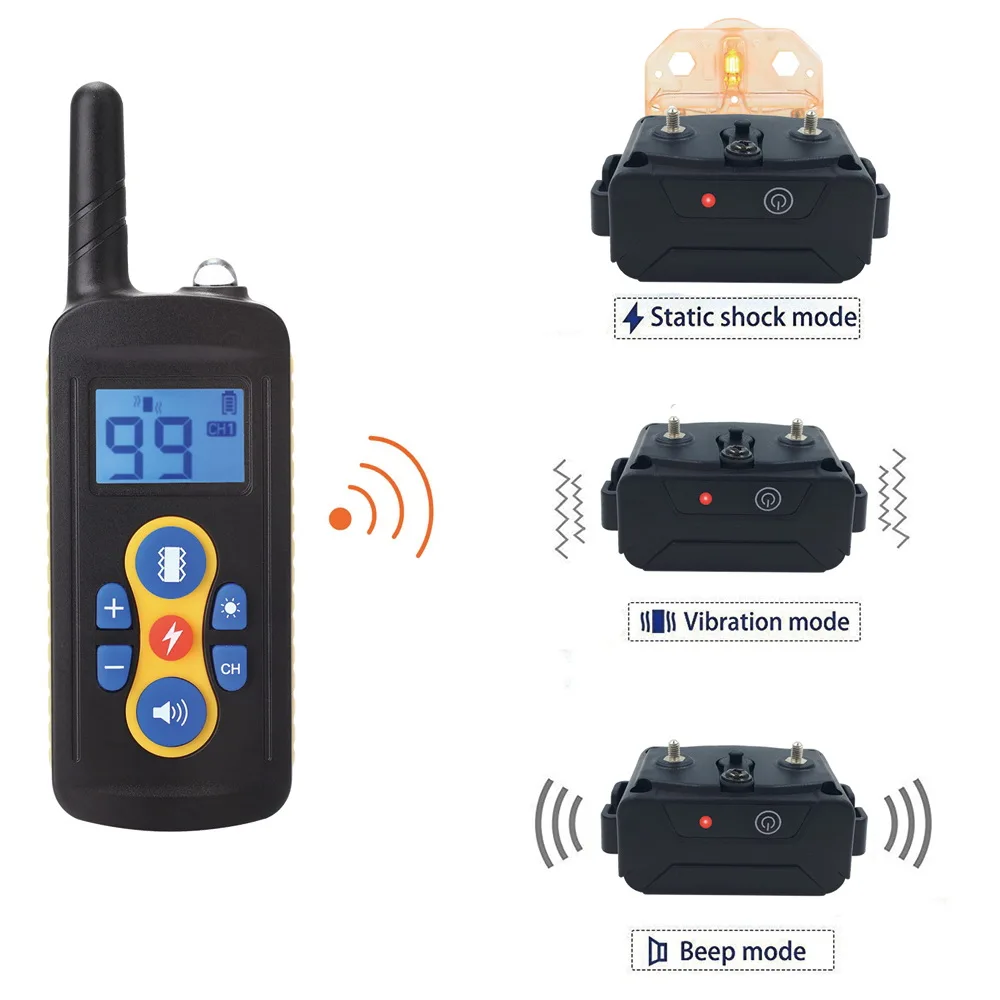 Водонепроницаемый Светоотражающий ошейник для дрессировки собак с