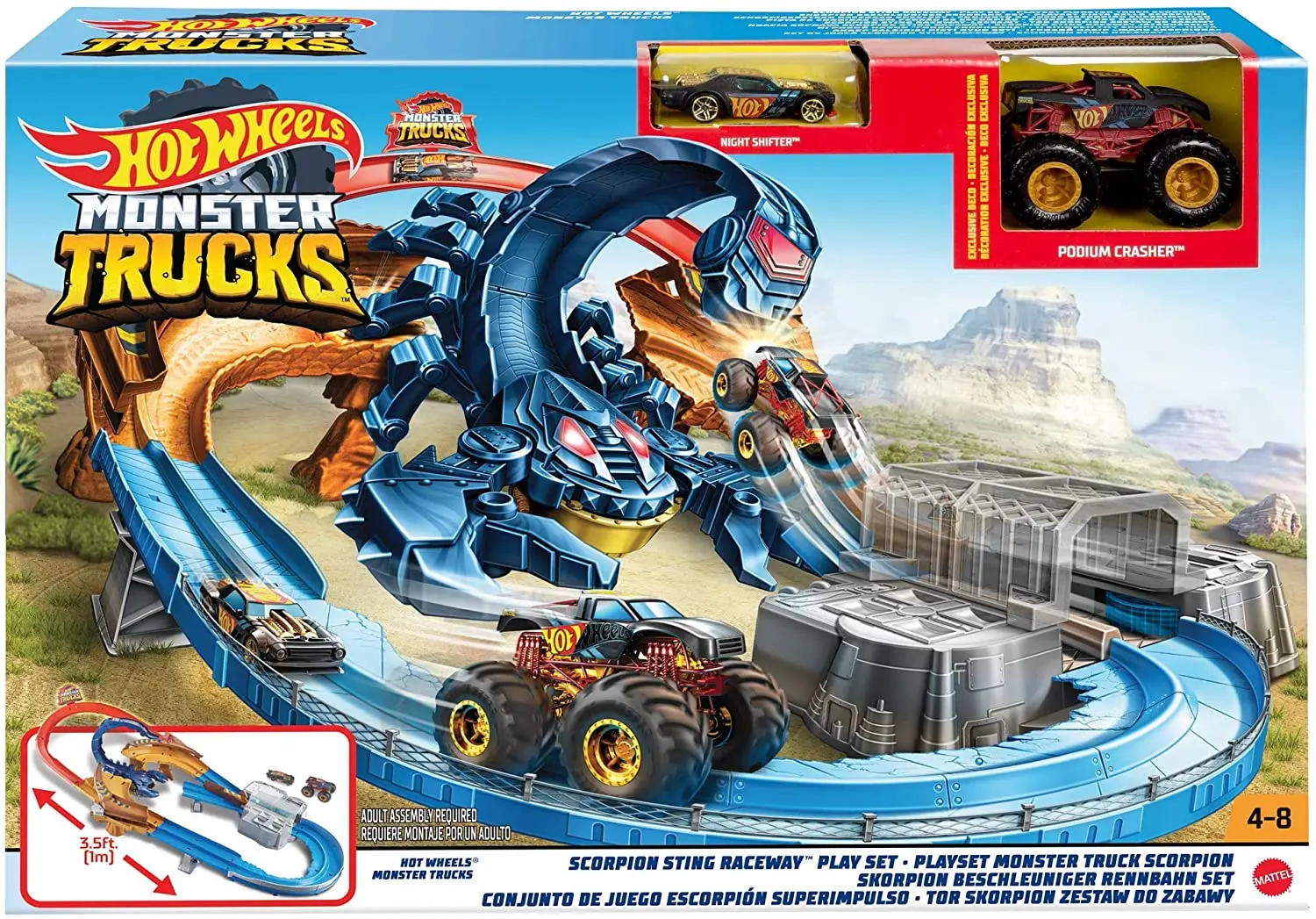 MATTEL HOT WHEELS track GNB05 challenge 