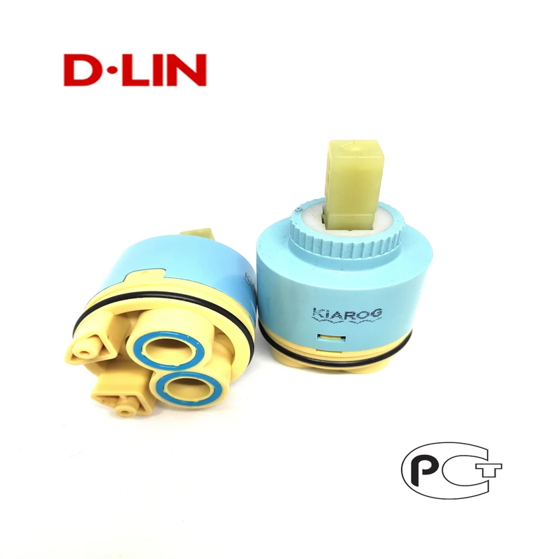 Комплект картриджей для смесителя D-Lin 65019 40 мм на ножках 2 штуки высокие сменная