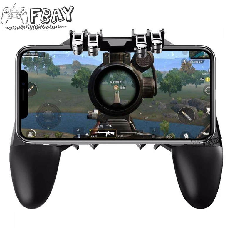 AK66 шесть пальцев PUBG игровой контроллер геймпад металлическая кнопка пуска
