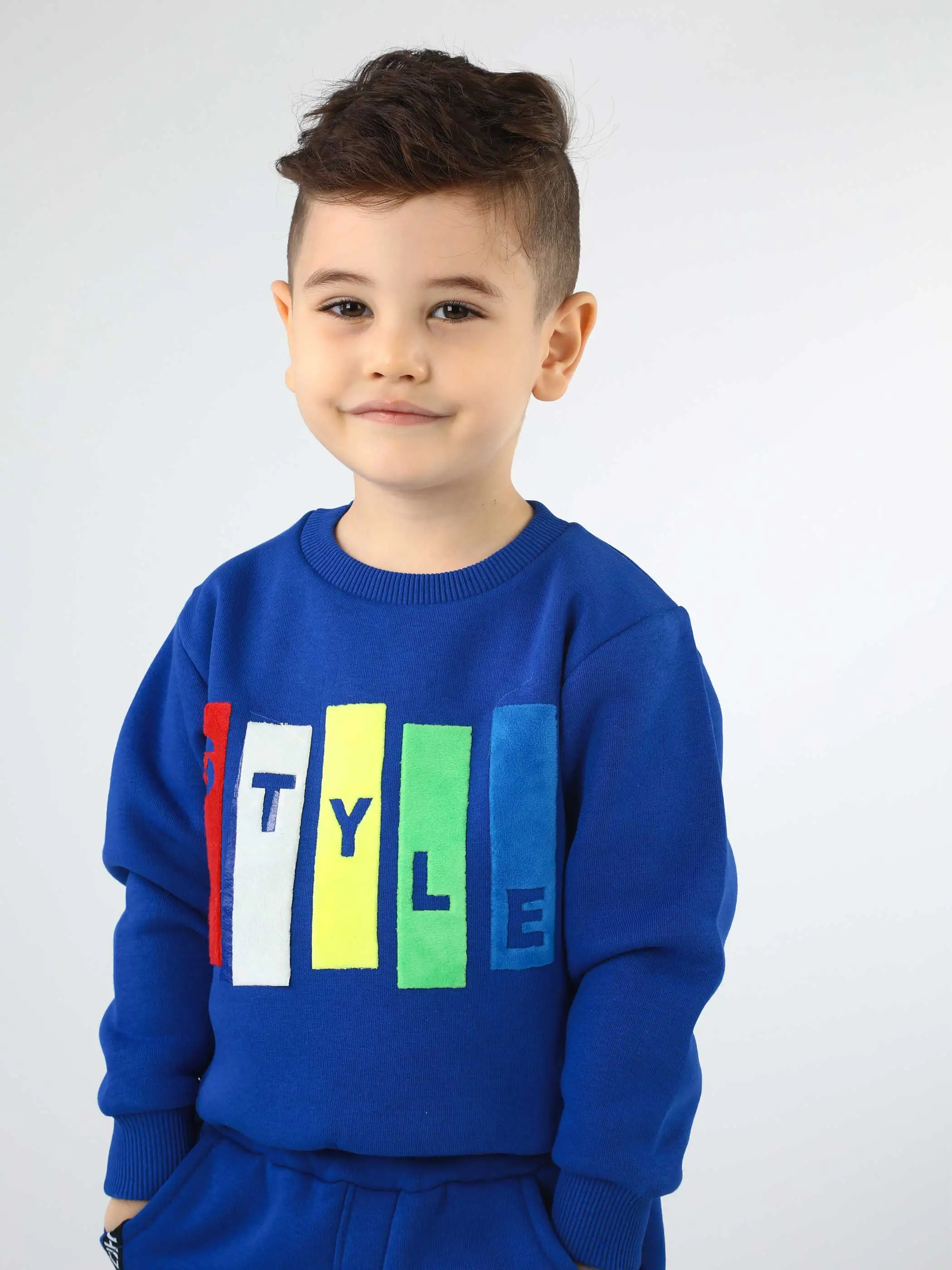 Детские свитшоты для мальчиков хлопковые теплые зимние плотные пуловеры с