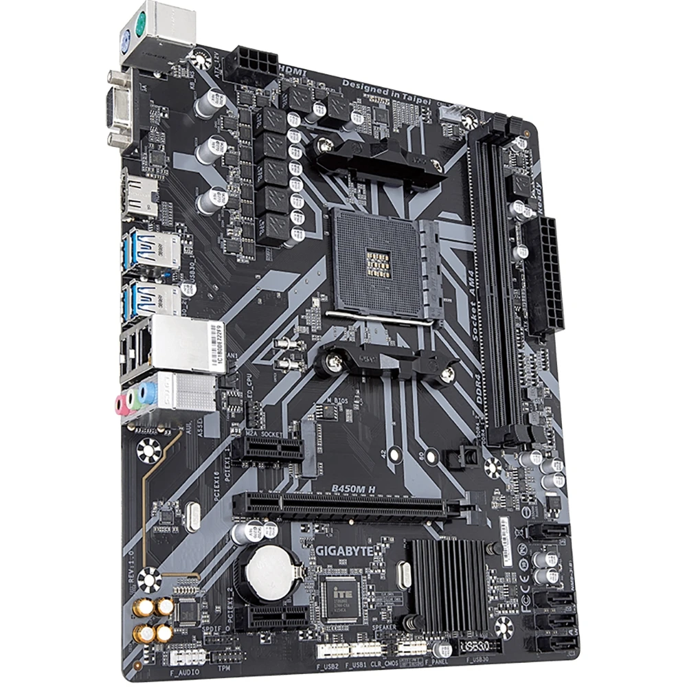 Материнская плата Gigabyte B450M H | Компьютеры и офис
