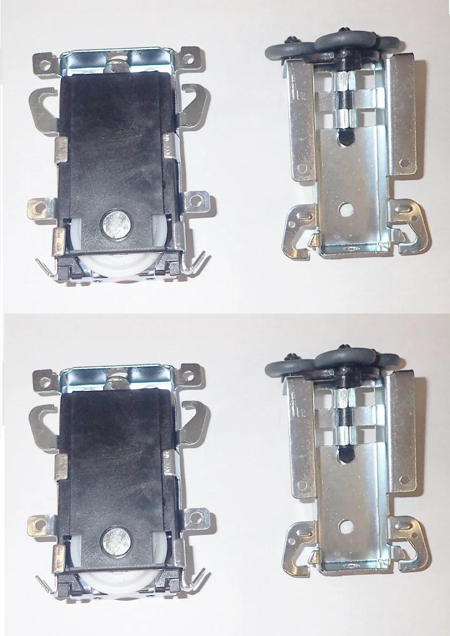 Комплект роликов тип "Командор" для шкафа-купе (2 верх+ 2 низ) - купить по