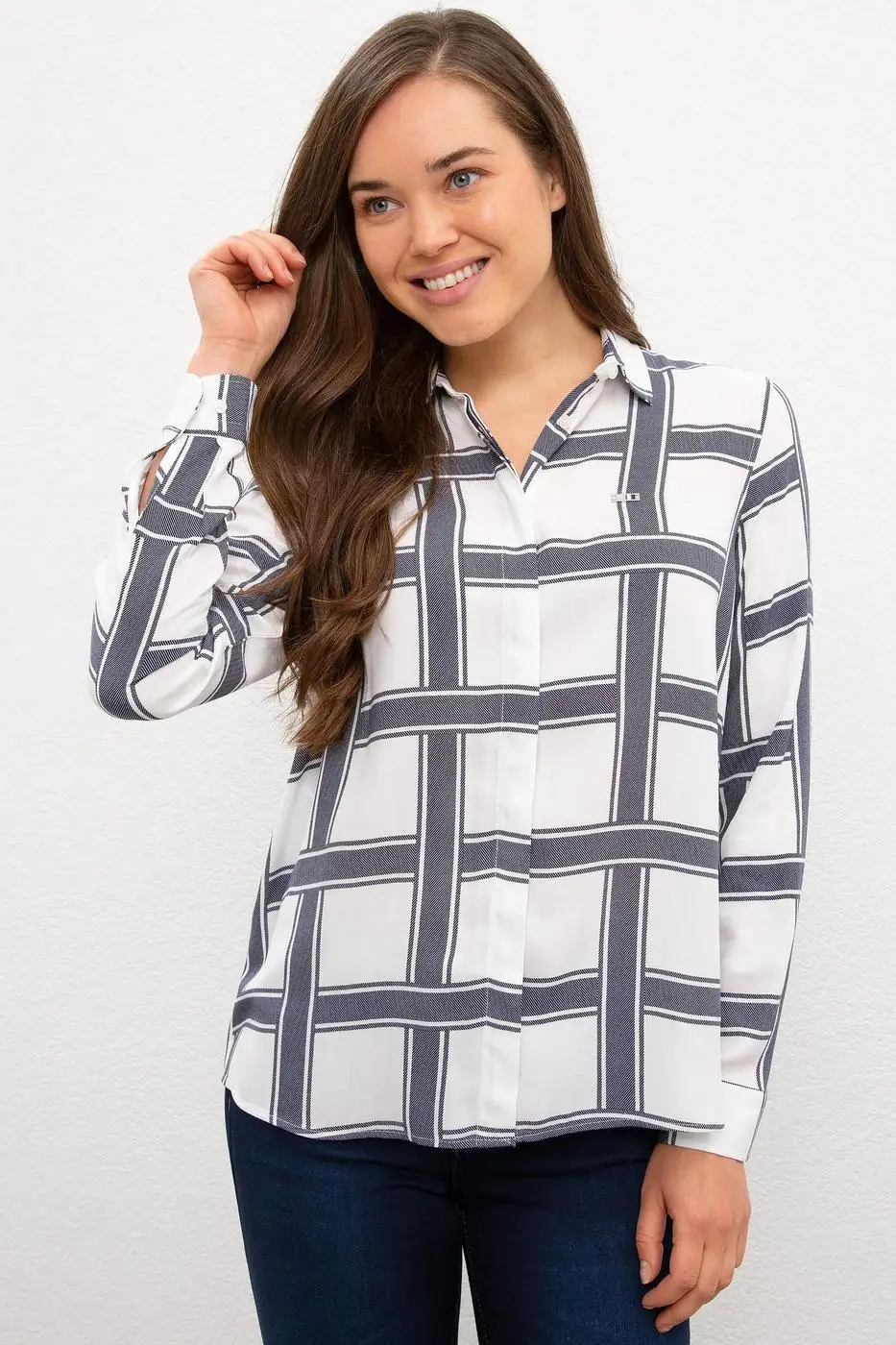 

Us. Polo Assn. Casual Long Sleeve Comfort fit Shirt Women Viscose Blouse Streetwear New Collection