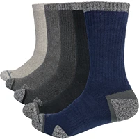 yuegde brand mens winter thick breathable cotton cushion crew trekking hiking cycling sports socks 38 45 eu
