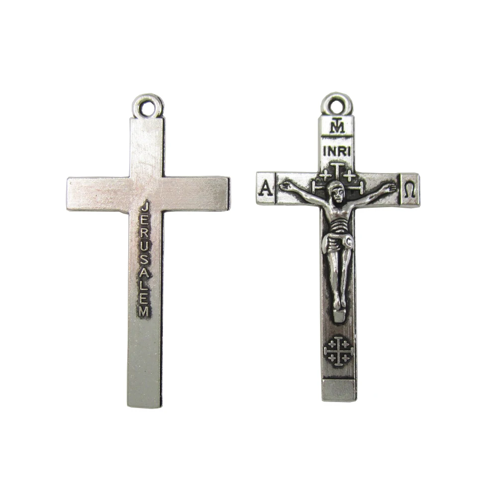 100 шт Jerusalem Розария ожерелье Подвесной крест с распятием|pendant camera|pendant discpendant jade |