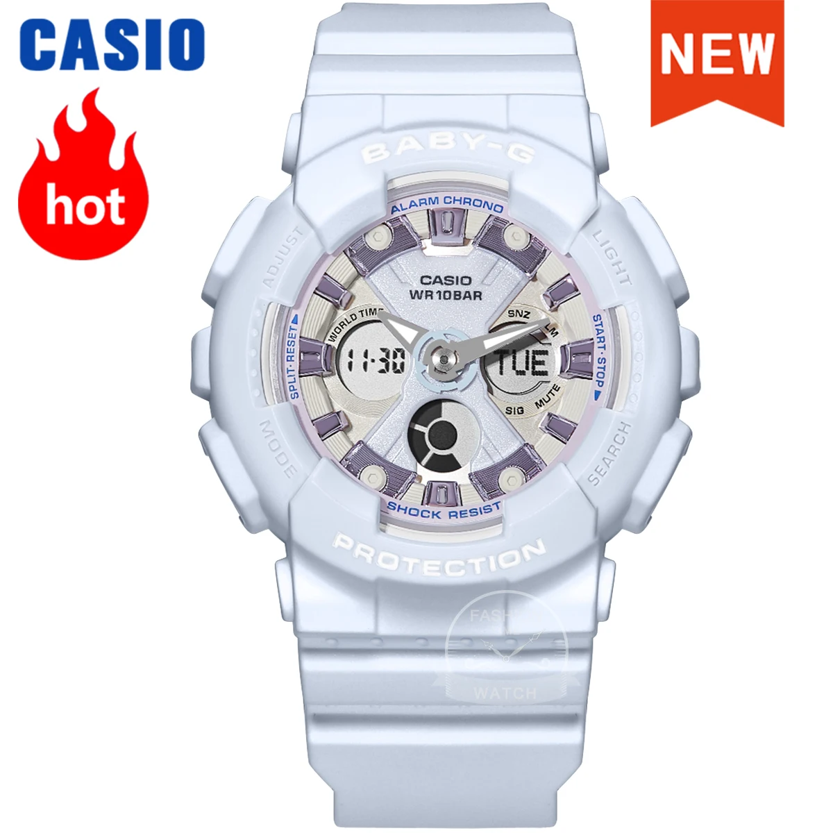 Casio watch baby-g women watches set luxury brand ladies watch 100m Waterproof LED clocks digital Quartz sport watch womenBA-130