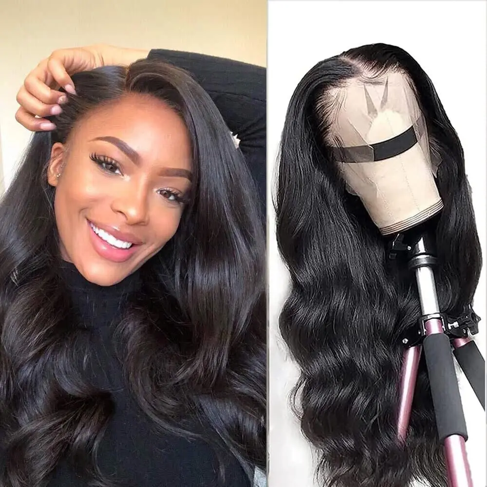 

360 Full Lace Wig Human Hair PrePlucked Body Wave Human Wigs For Black Women 360 Lace Frontal Wig Remy Brazilian Hair 30 Inch