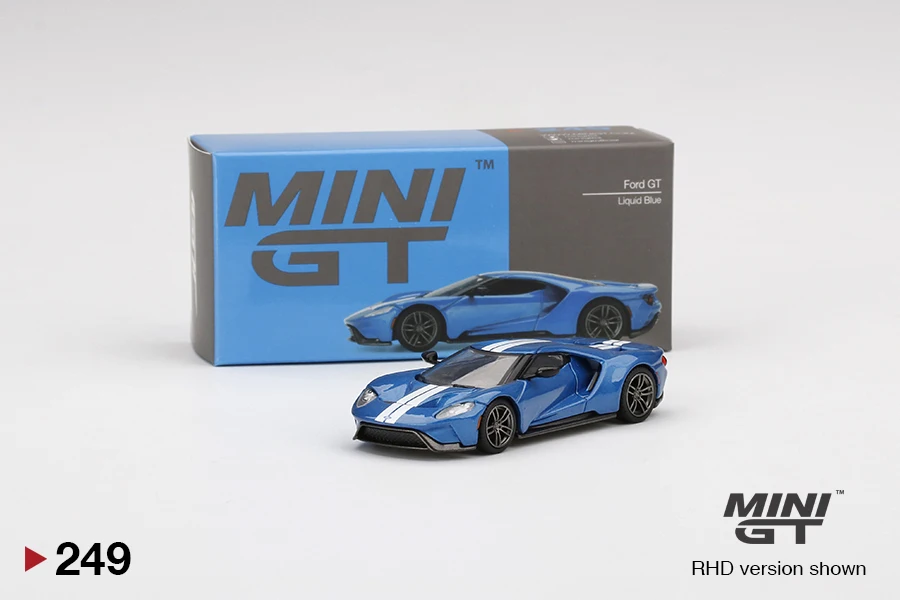 

Миногт 1:64 Ford GT, жидкий синий