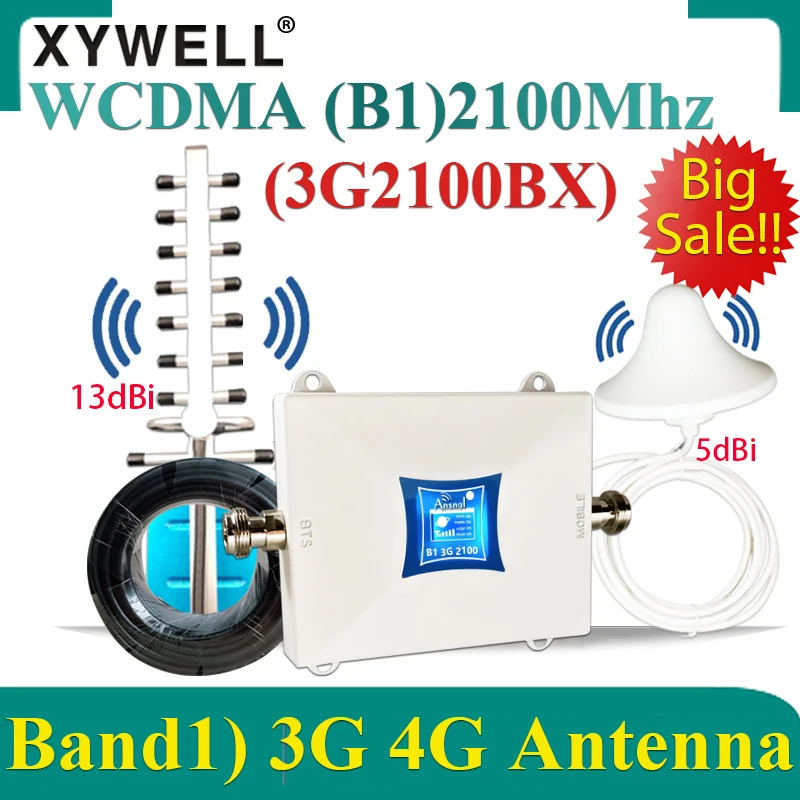 Новинка! Усилитель сотового сигнала 3G LTE(Band1) 2100 МГц WCDMA МГц|Усилители сигнала| |