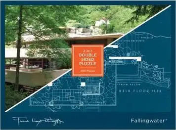 

Франк Ллойд Райт Fallingwater 2-сторонняя 500 кусок головоломки