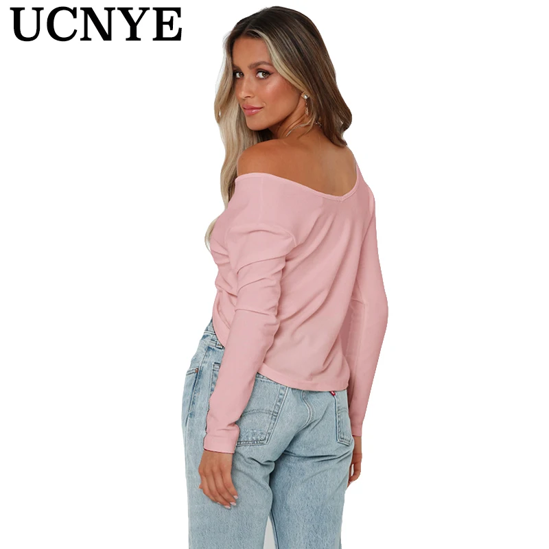 Женская рубашка весна 2020 длинный рукав v образный вырез сексуальные женские топы