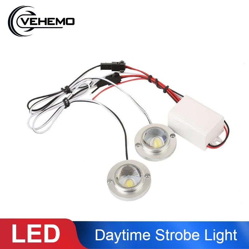 Vehemo аварийный свет светодиодный стробоскоп автомобильный дневной ходовой для