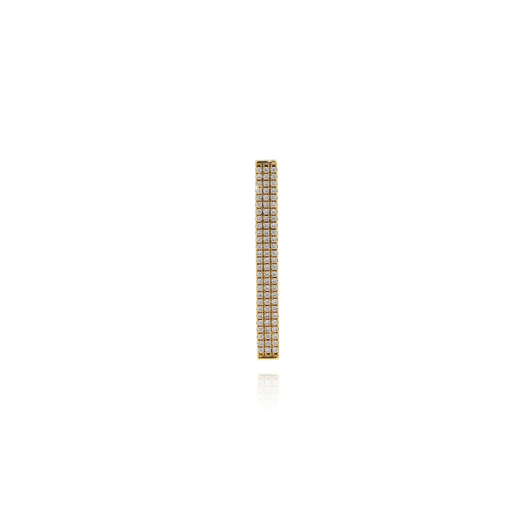 

Gold Filled Micro Paved Zircon Rectangle Pendant For Bar Charm Wholesale For Bracelet Necklace Jewelry Making Supplies