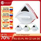 Магнитная щетка для мытья стекол, двухсторонняя искусственная щетка для мытья окон, бытовой инструмент для очистки окон, Магнитная щетка для мытья окон