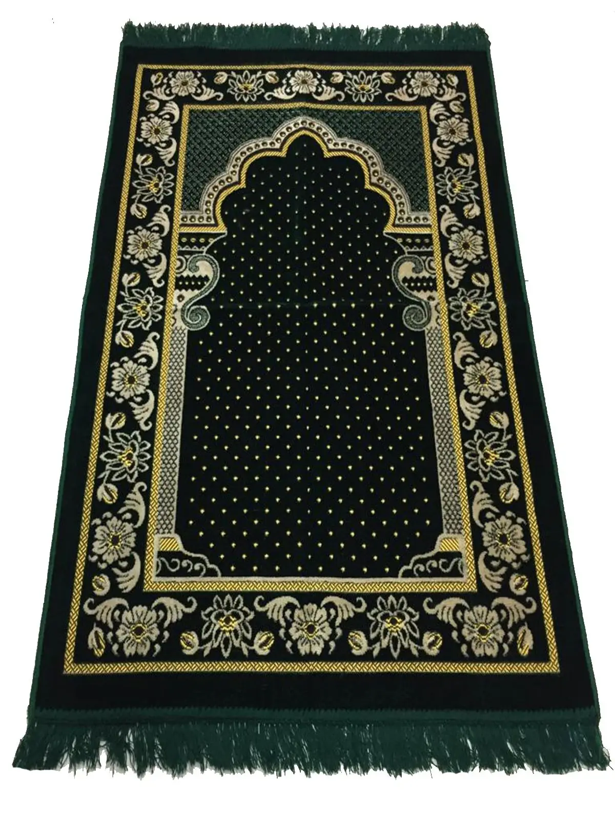 

Высококачественный бархатный молитвенный коврик, цвет: синий, зеленый, темно-синий, Mawlid Mevlut