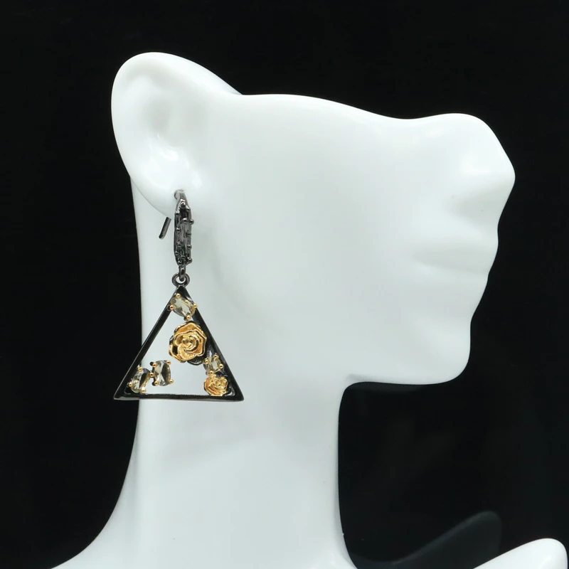 39x26 мм Неоготические розовые морганит Смоки кварцевые крутые черные