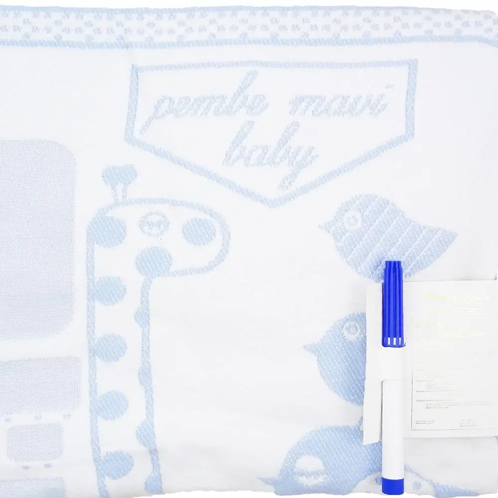 Newborn Diary Baby Boy Blanket And Indelible Pen Winter and Fall