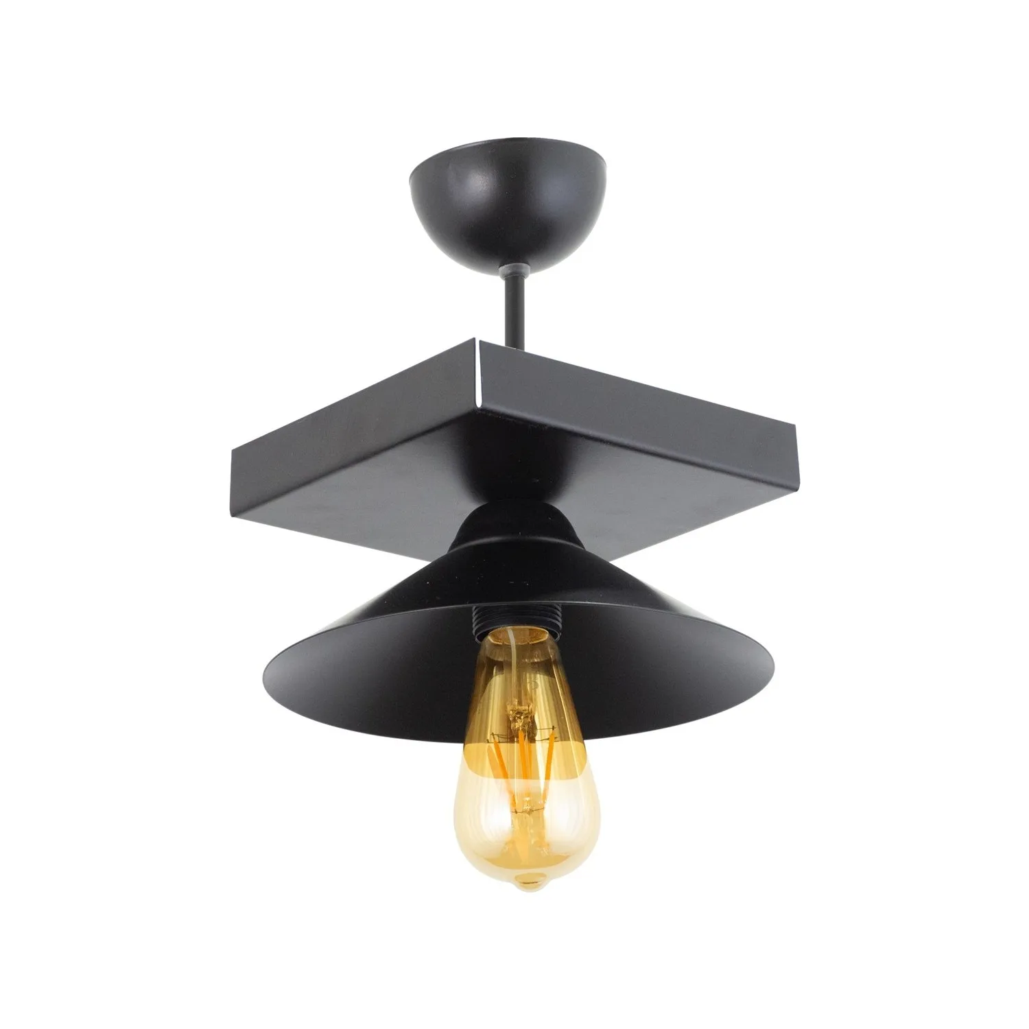 

Retro Rustic Model Metal Single Double Triple Black Chandelier Home Accessories Decorative Stylish Living Room Bedroom Kitchen