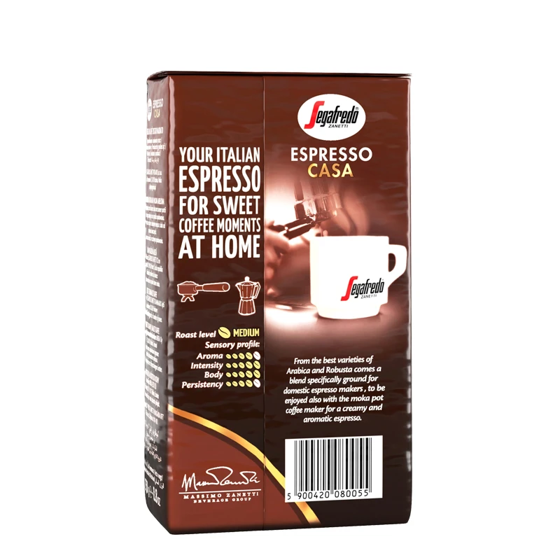 Кофе Segafredo Espresso Casa молотый 250 г | Продукты