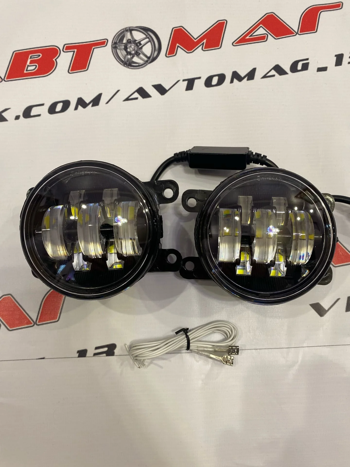 Led ПТФ Лада Веста ( Lada Vesta ) SalMan 7 линз (ближний/дальний) | Автомобили и мотоциклы