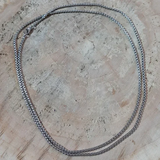 

Dragon Blue Stone 75 Cm. Long Chain Male Steel Necklace
